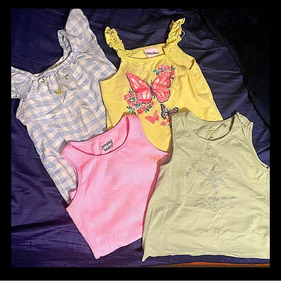 HUGE LOT of SIZE 6 - 6x Girl Flower Dress & (4) Tank Tops (2) shorts (2) pants - Picture 3 of 7